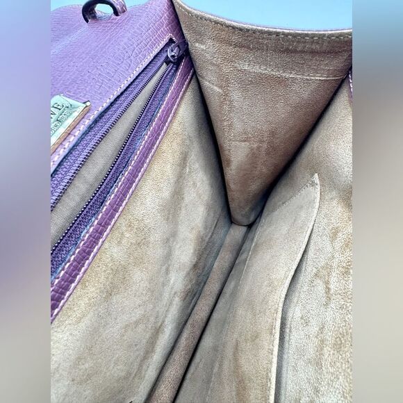 Auth Loewe Bordeaux Leather Barcelona Bag - Picture 15 of 15